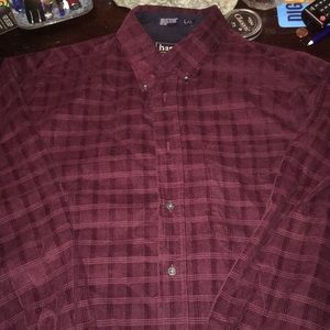 Courdaroy long sleeve flannel